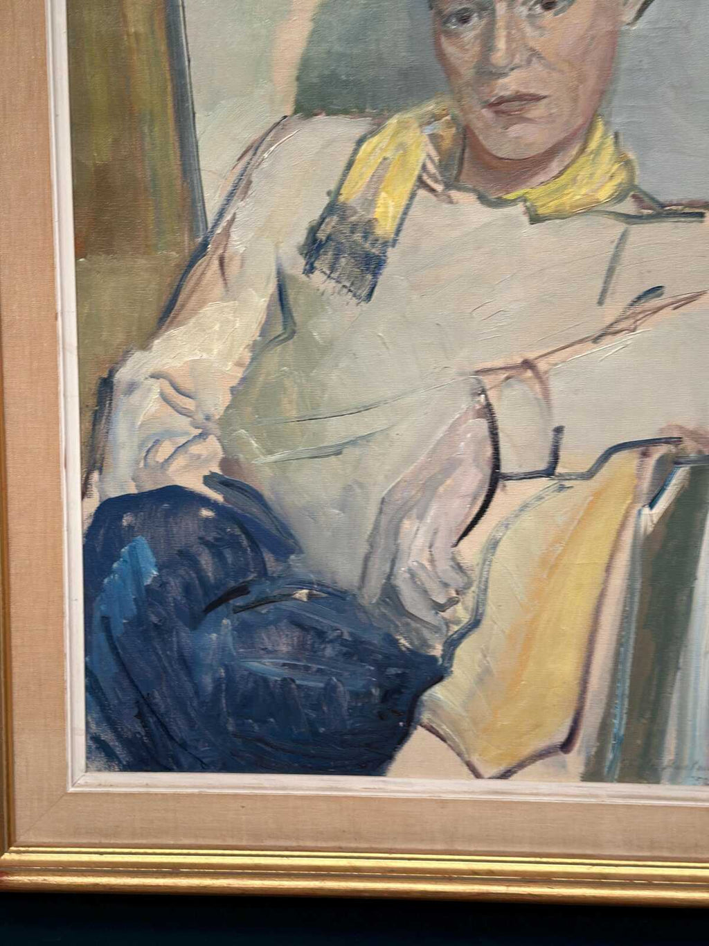 “Portrait of a Man” by Gösta Karlsson (1927–2020)