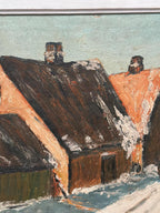 Townscape” by Harriet H. Axéll (b. 1938, Ljungby)
