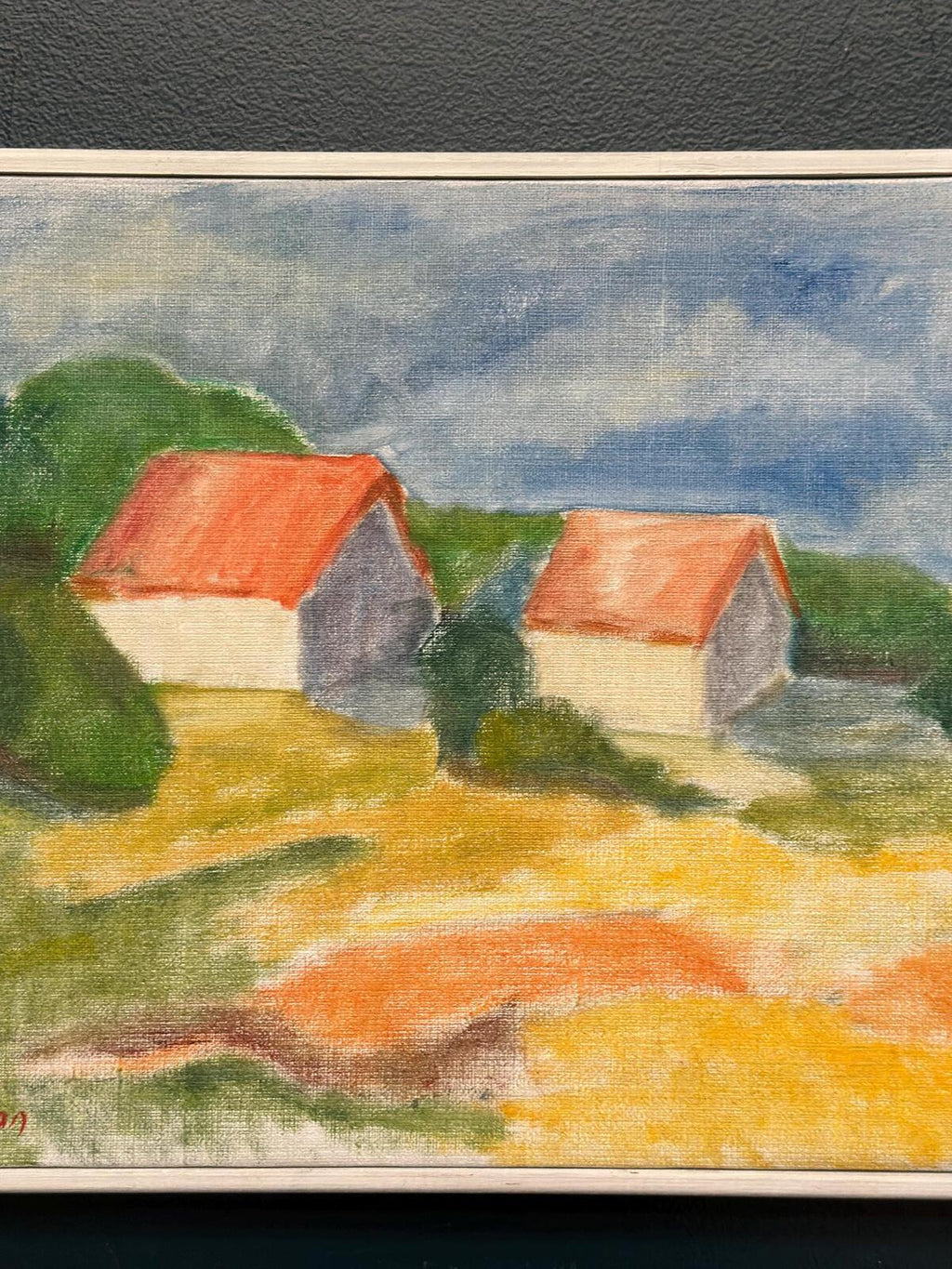 “Landscape with Barns” by Ulla Jansson