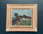 “Coastal Landscape with Cottage” by Arne Aspelin (1911–1990)
