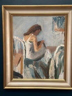 “Portrait of a Woman” by Gustaf Sjöö