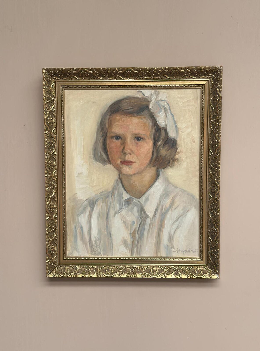 “Portrait of a Girl” by P. O. Linquist