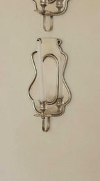 Pair Of Mid Century Swedish Pewter Sconces