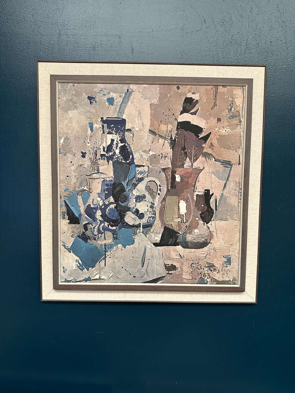 “Still Life with Blue Vase” by Gojmir Anton Kos