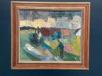“Farmhouses” by Arnold William Pedersen