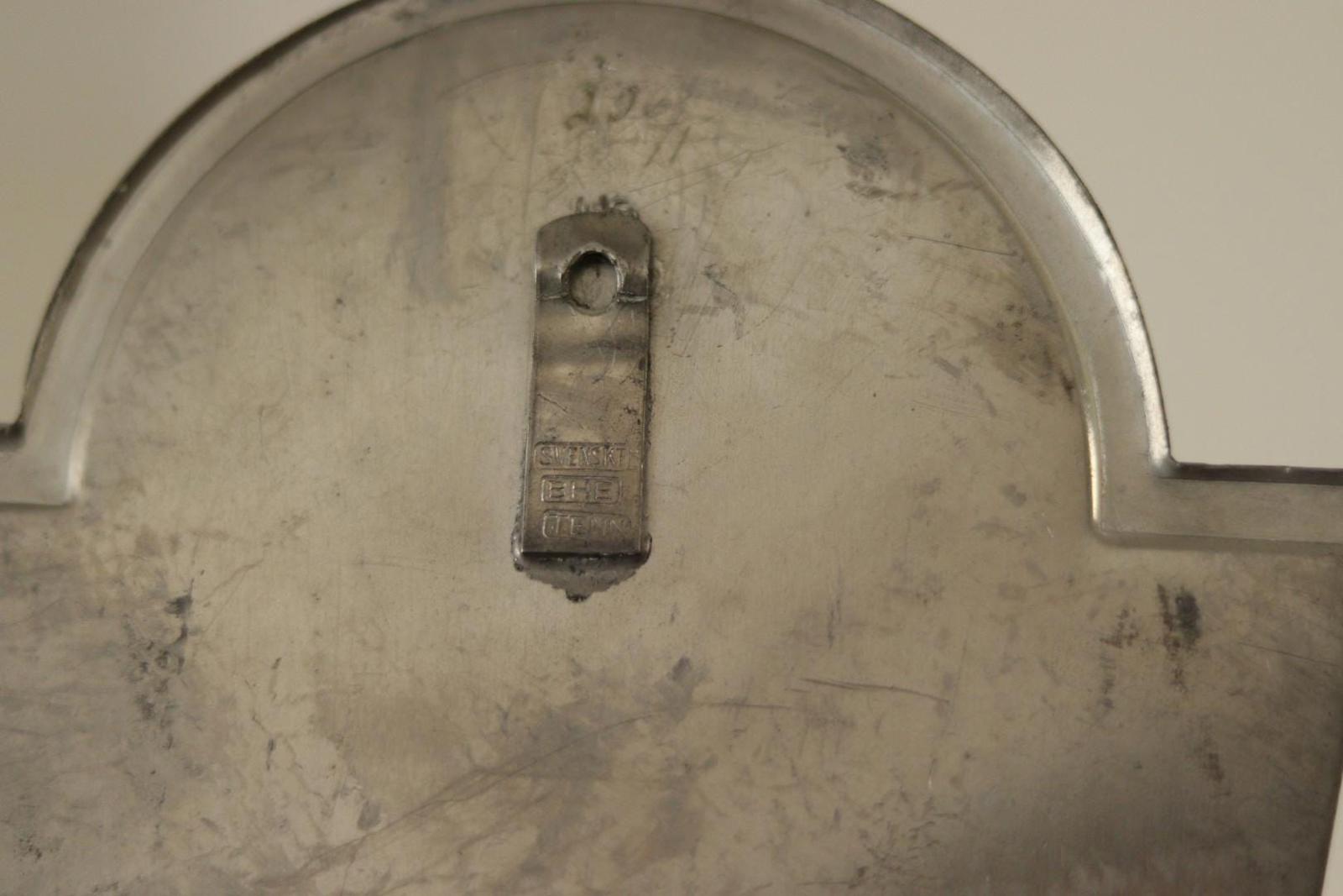 Pair of Mid Century Swedish Pewter Sconces by Svenskt Tenn