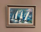 “Sailboats” by Bertil Thorell (1908–1984)