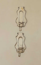 Pair Of Mid Century Swedish Pewter Sconces