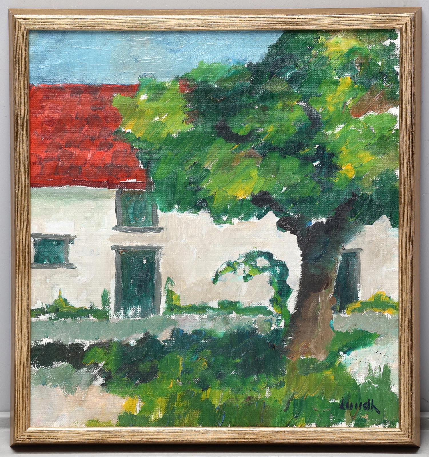 “Tree by House” by Karl Bertil Lundh