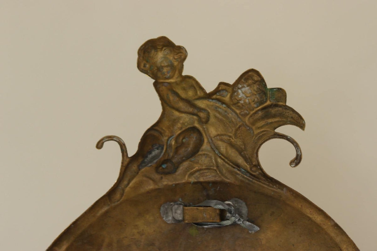 Pair Of Mid Century Swedish Brass Sconces