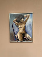 “Model on Chair” by Sven Erik Lund