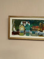 “Fishing Village” by Gösta Stawåsen
