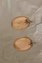 Pair of Swedish Copper Oval Wall Sconces