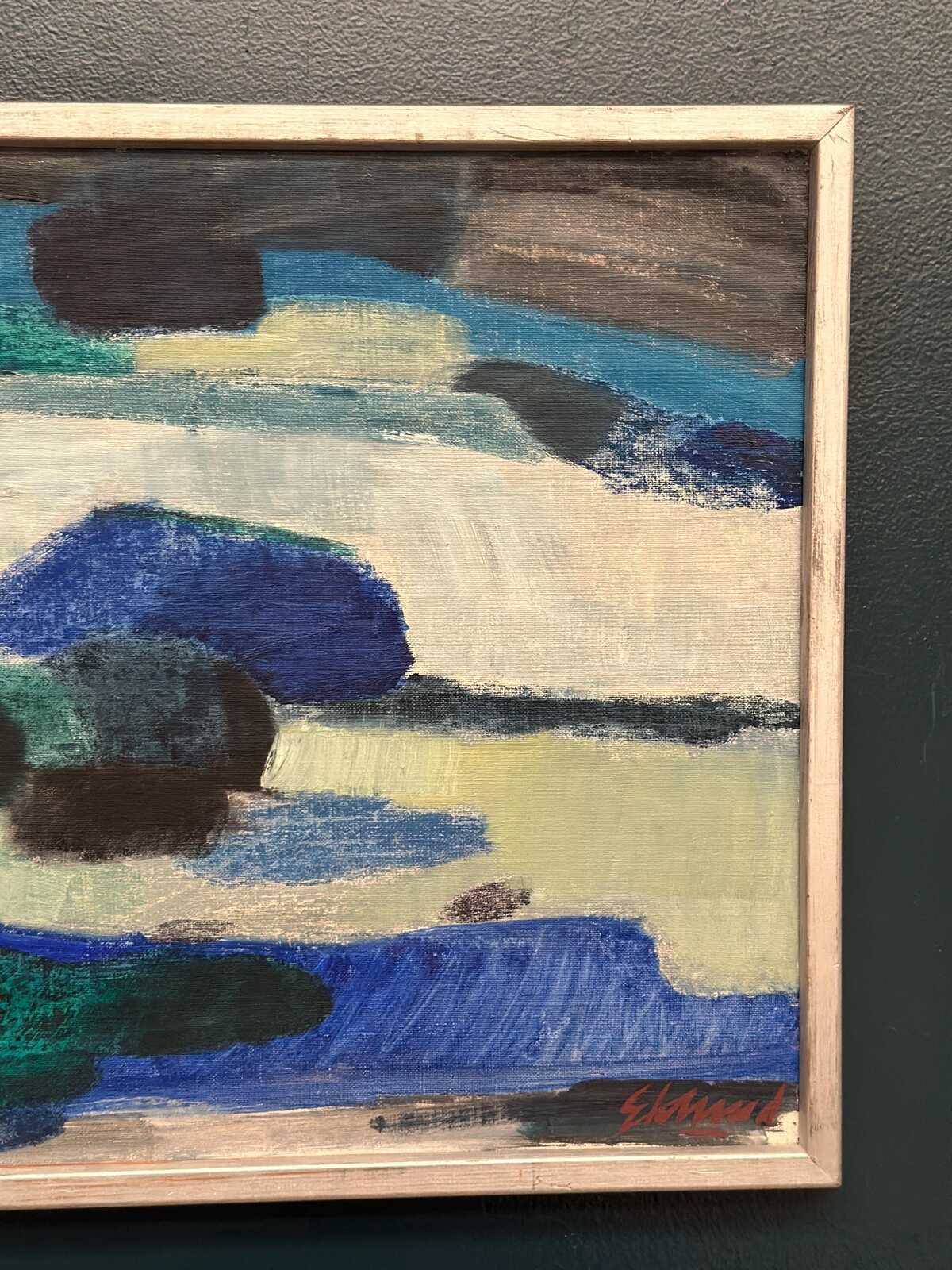 “Blå kust” (Blue Coast) by Bengt Eklund (1916–1989)