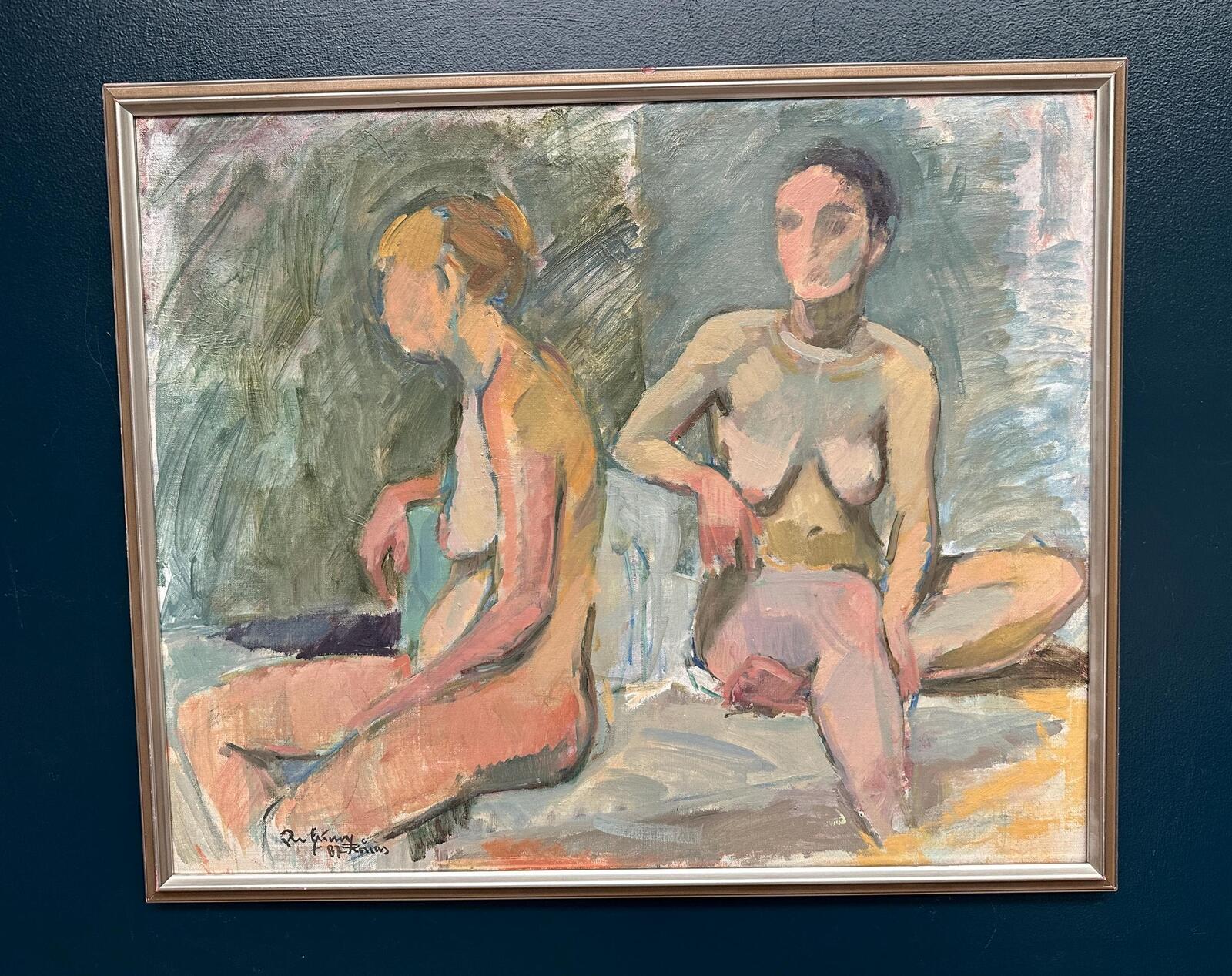 “Two Models”  Dated 1971