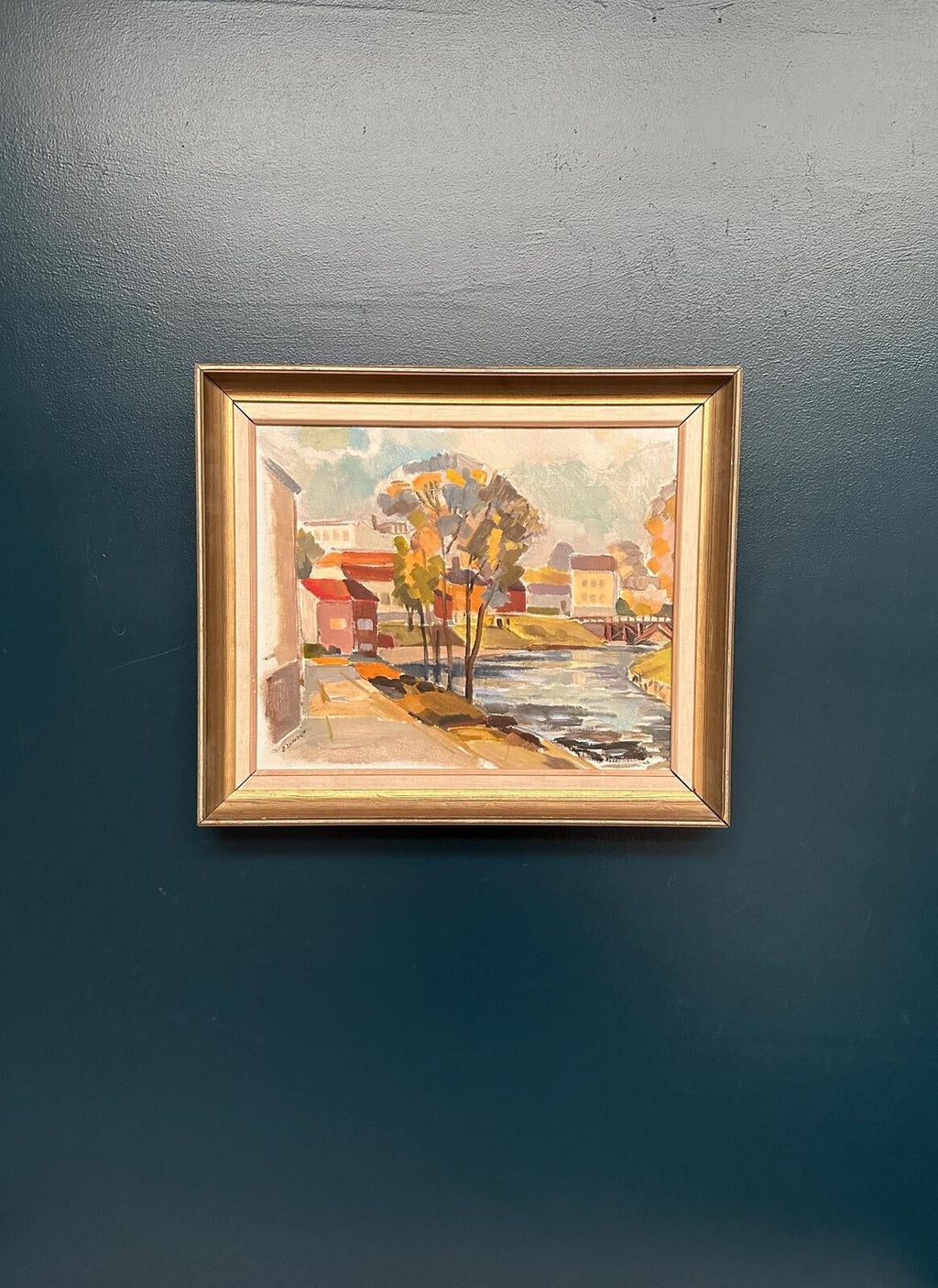 “Riverside Village” by B. Lundqvist
