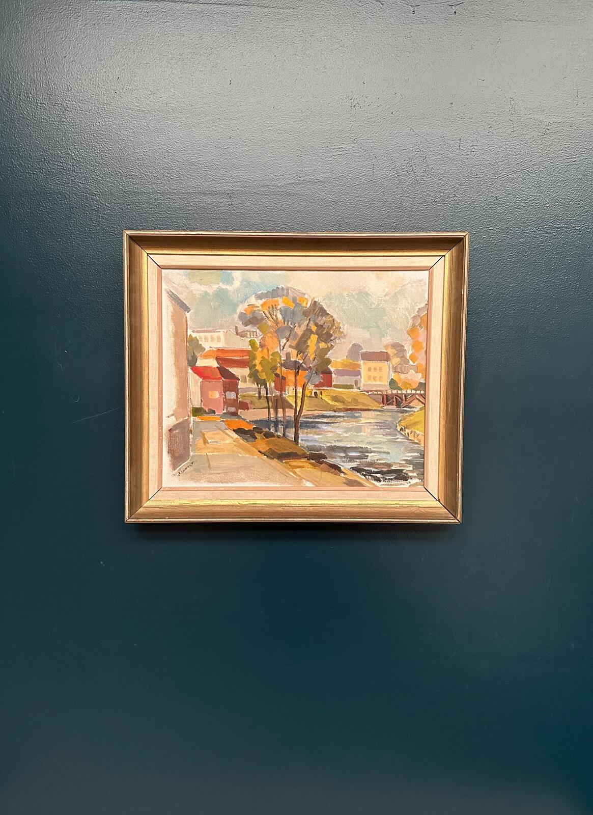 “Riverside Village” by B. Lundqvist