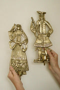 Pair of Mid-Century Brass Danish Sconces