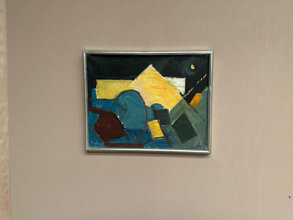 “Abstract Composition” – Dated 1966