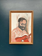 “Musician with Guitar” by Karin Larsson