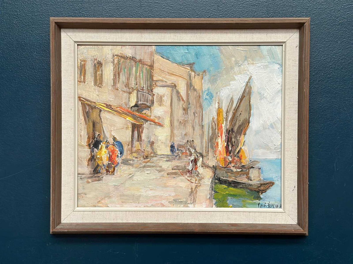 “Harbour Motif” by Knut Norman (1896–1977)