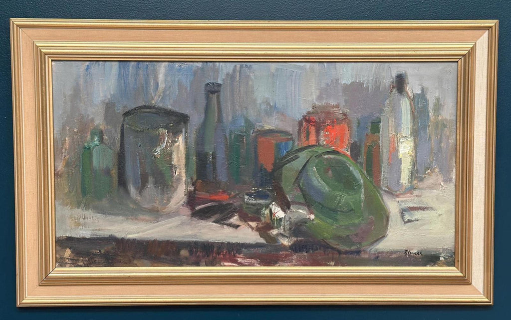 “Hat and Bottles ” by Jerzy Luczak