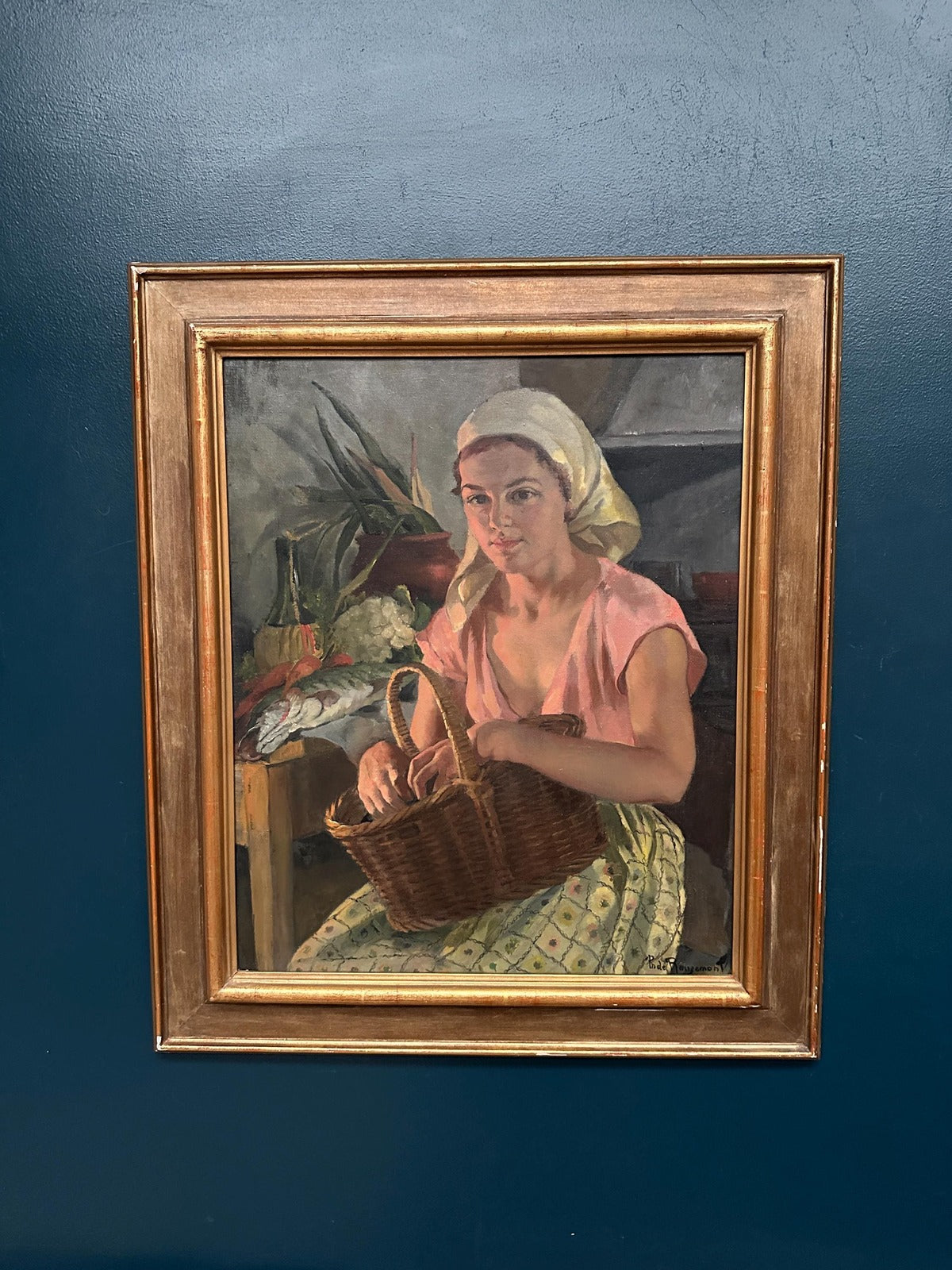 “Seated Woman” by Philippe de Rougemont (1891–1965)