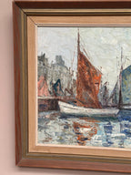 “Boats in Harbour” by Inge Camill