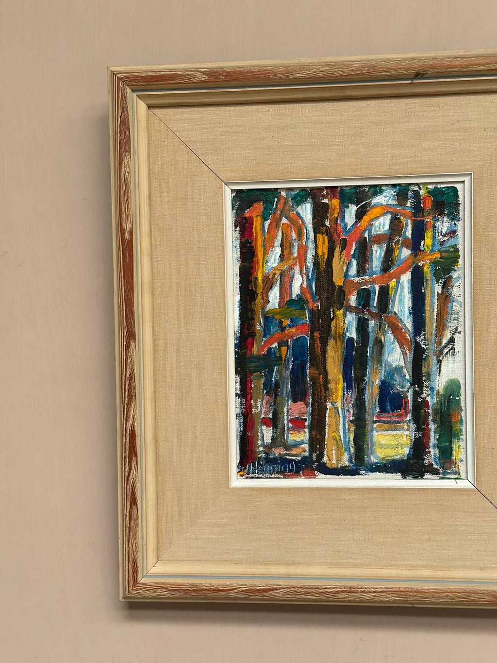 "Tree Trunks" by Wilhelm Henning