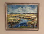 “Marsklandskap från Ribe” by Niels Mandrup Bruun (1918–1993)