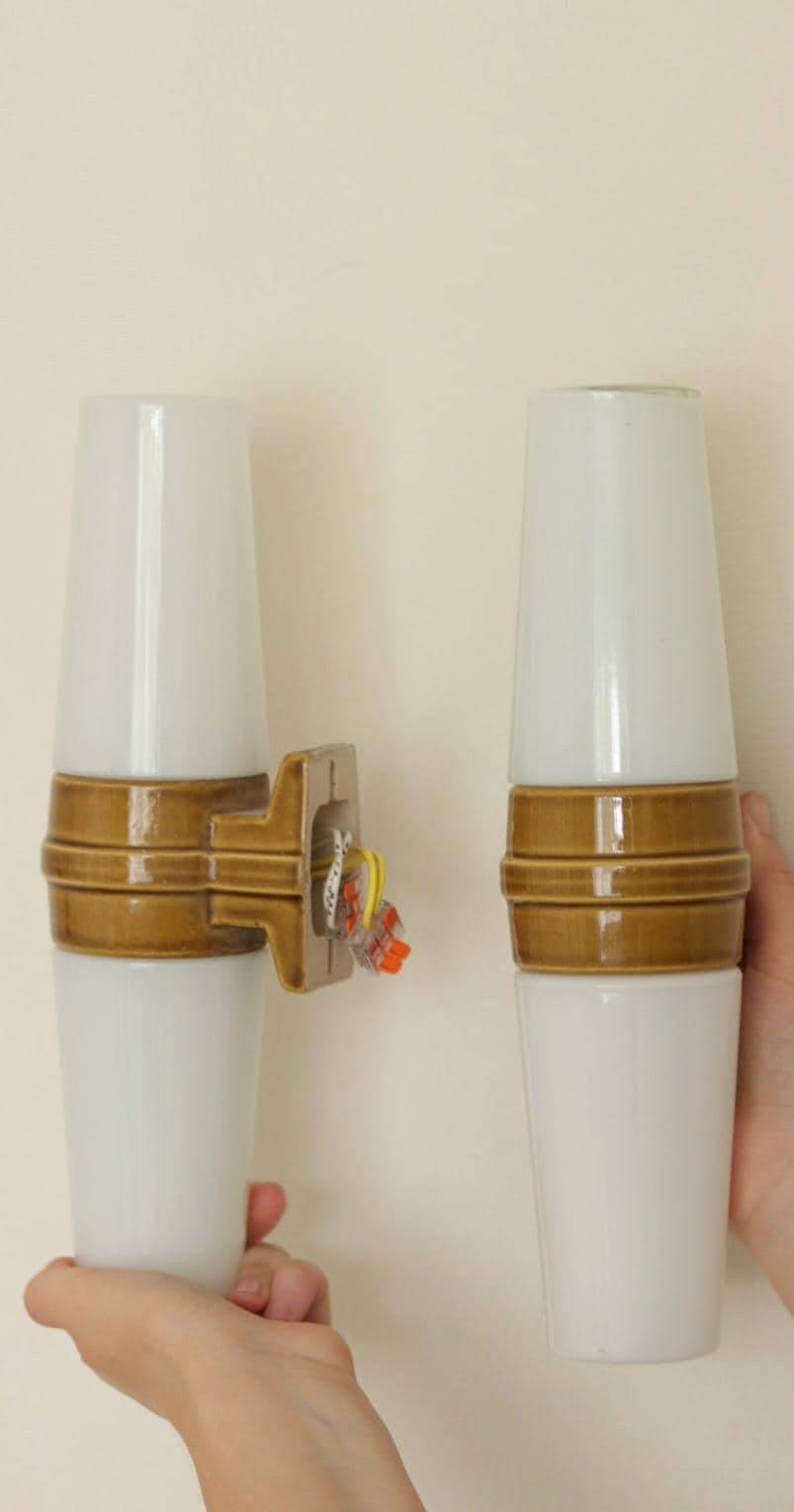 1960's Wall Lamps Designed by SIGVARD BERNADOTTE for IFÖ, Sweden