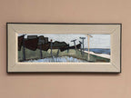 “Coastal Landscape with Beached Boats” by Ivar Ekelund (1908–2002)