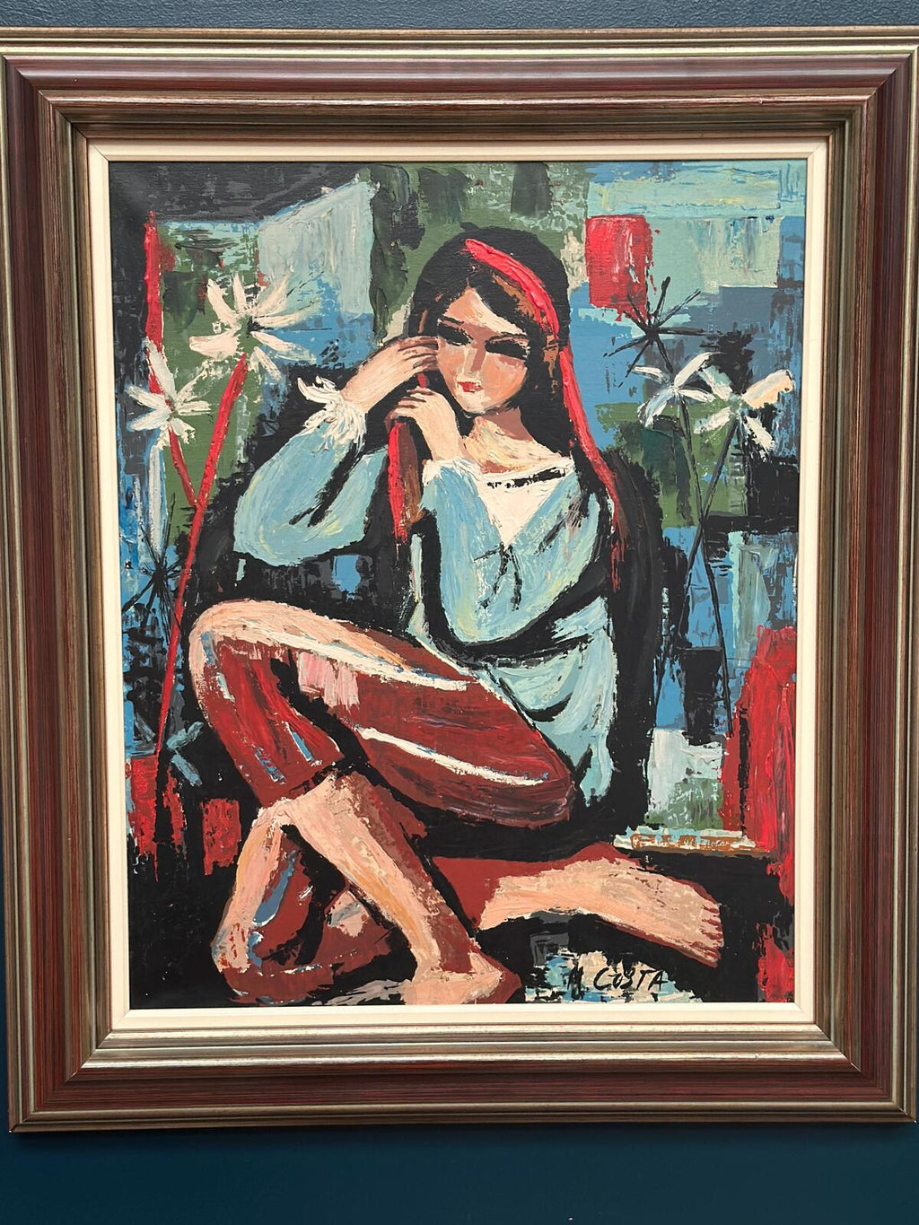 “Portrait of a Young Lady” by M. Costa