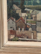Landscape with Geometric Houses
