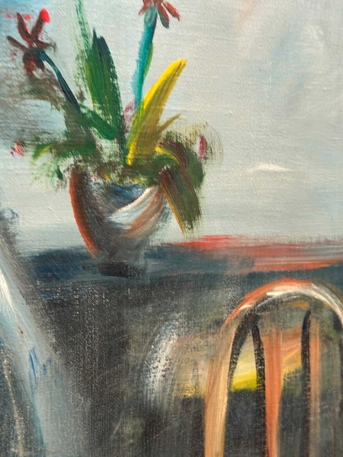 “Interior with Girl” by Göte Lundberg