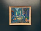 “City Street at Night” by Olle Larsson