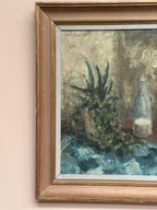 “Still Life with Glass Bottle” by Lars Falk