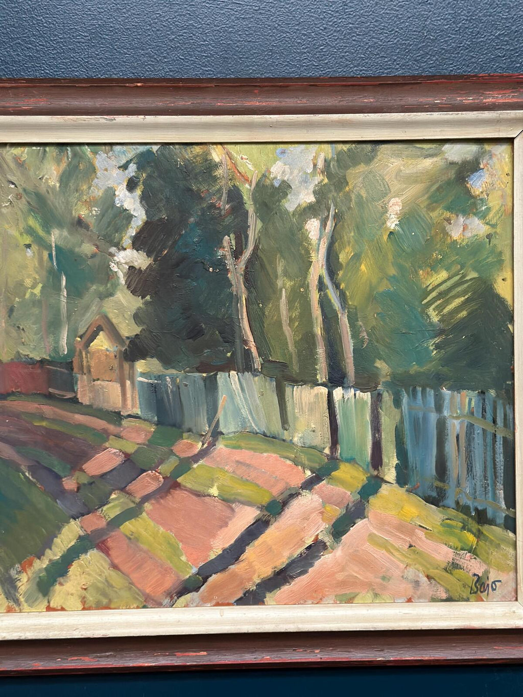 “Landscape with Fence” by Bajo