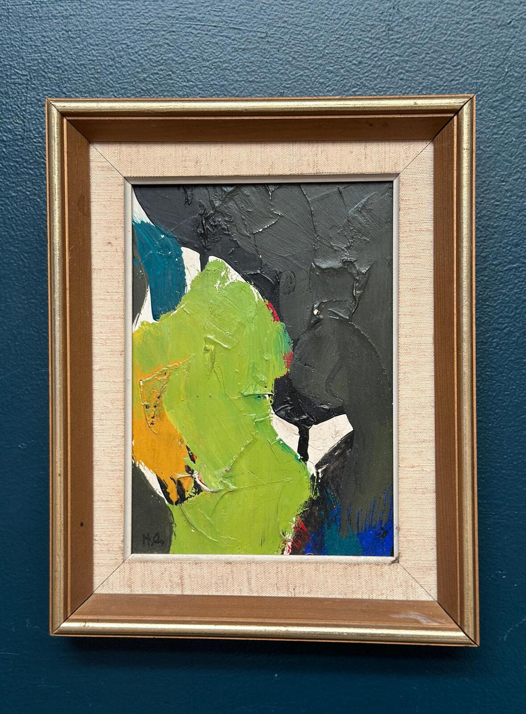 “Abstract in Green” by Hans Oswald