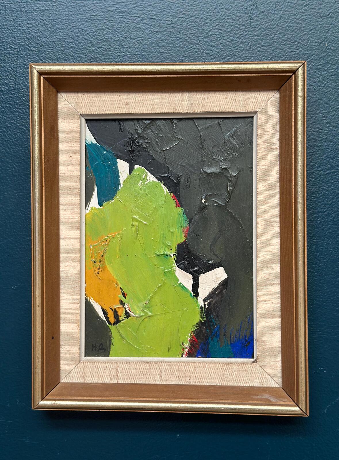 “Abstract in Green” by Hans Oswald