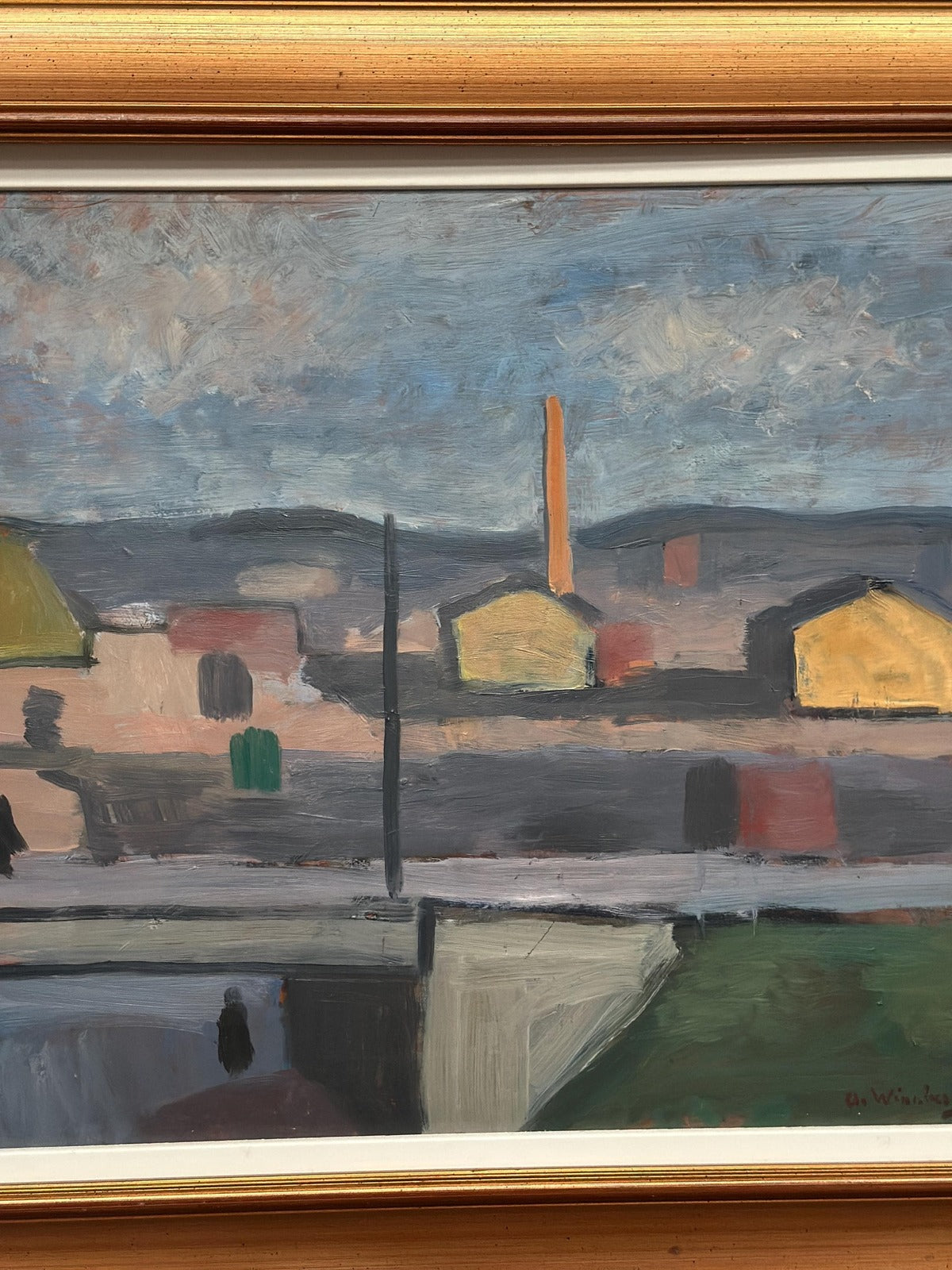 “Buildings and Chimney” by Åke Winnberg