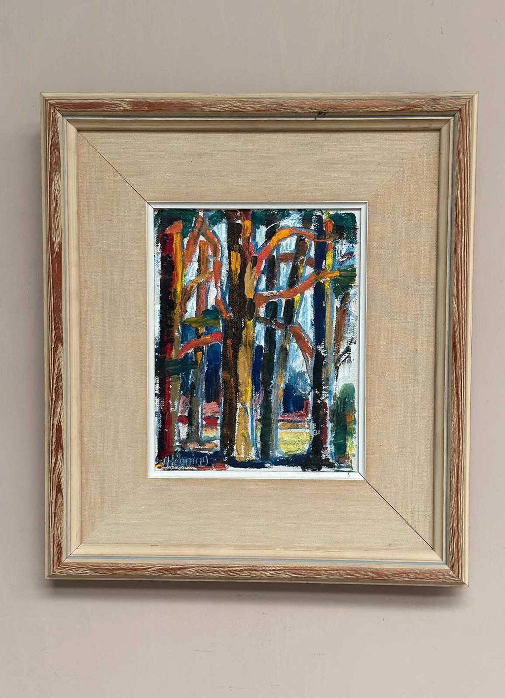 "Tree Trunks" by Wilhelm Henning