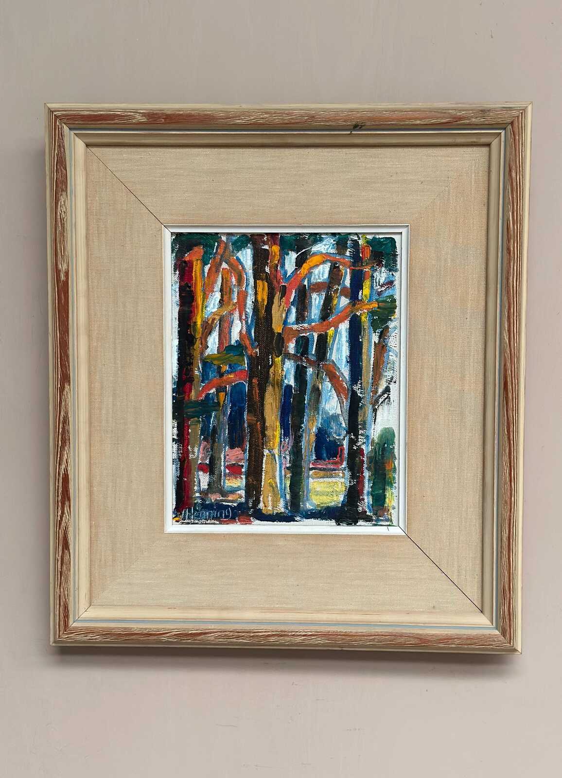 "Tree Trunks" by Wilhelm Henning