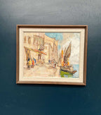 “Harbour Motif” by Knut Norman (1896–1977)