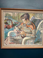 “Man Reading Book” by Rune Person