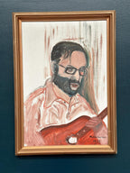 “Musician with Guitar” by Karin Larsson