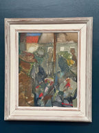 “City Motif with People” by Sven Fritiof Teodor Grandin