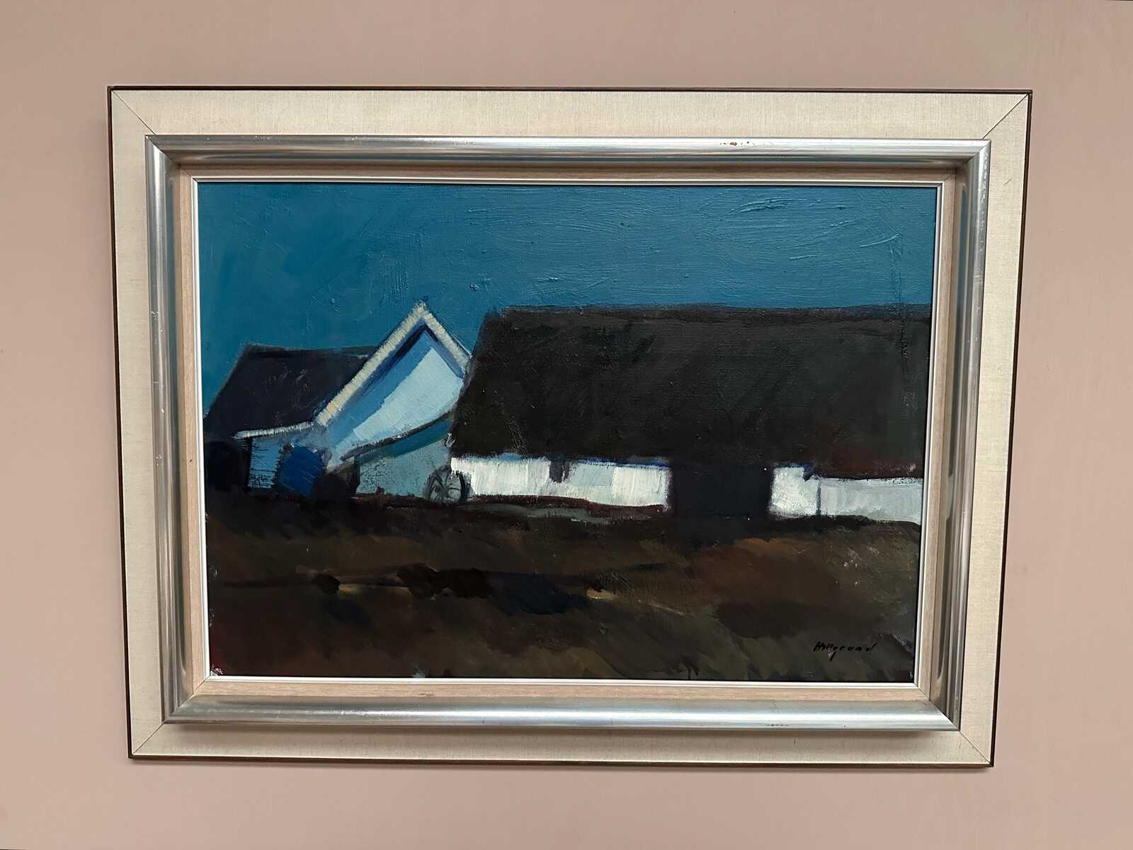 “Bondgård i landskapet” by Bengt Hillgrund
