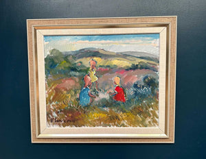 “Children Playing” by Nils Sewerin (1920–1985)