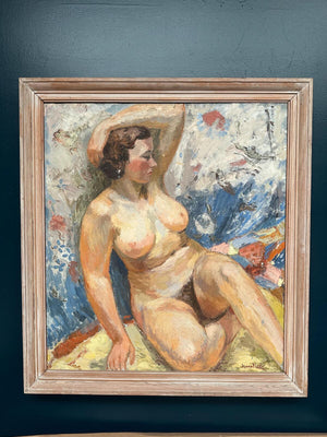 “Nakenstudie” by Hugo Linér (1900–1981)